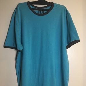 Denim Active Wear Turquoise T Shirt Men's Size Large